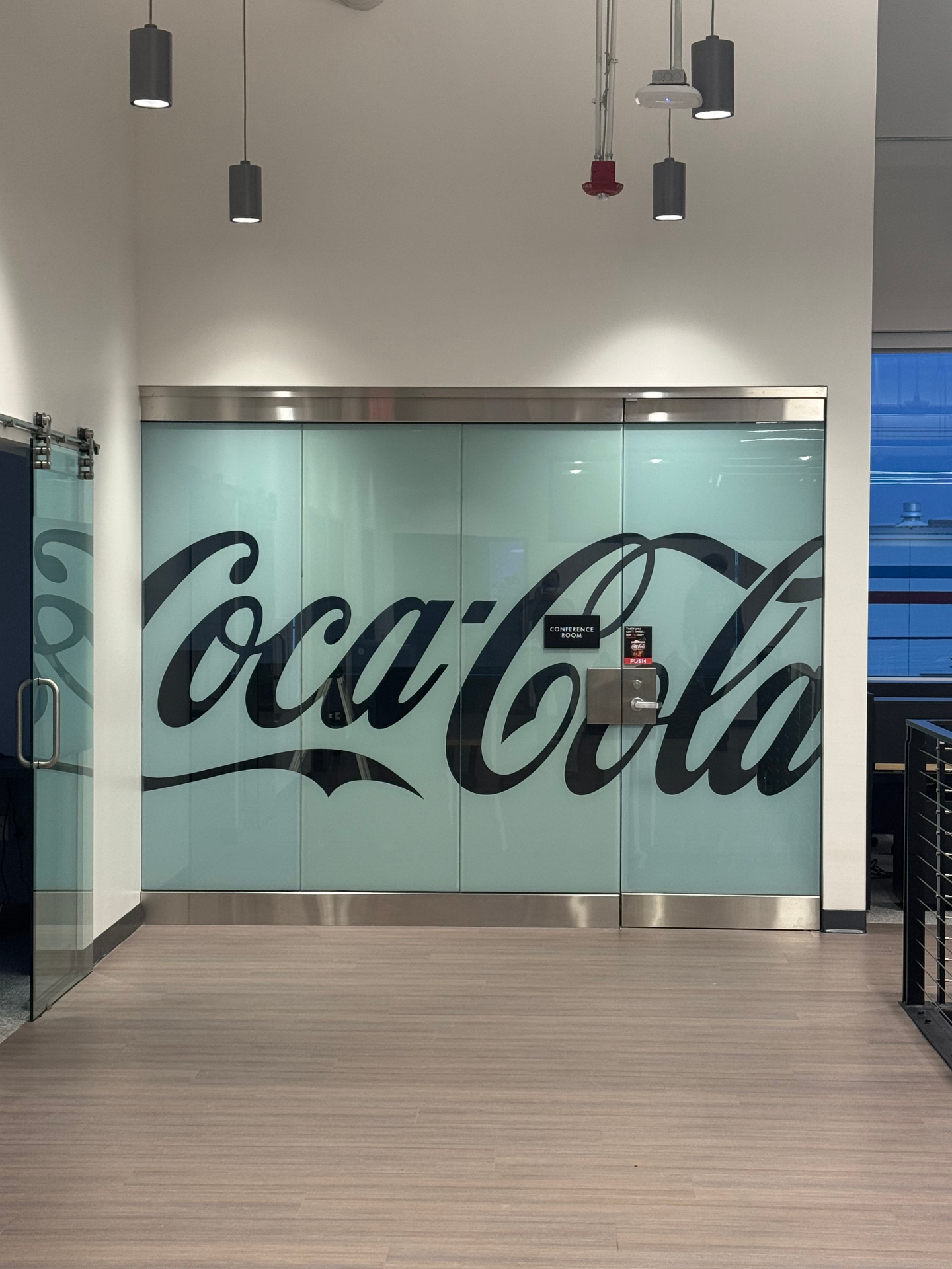 Coca-Cola Branded Glass